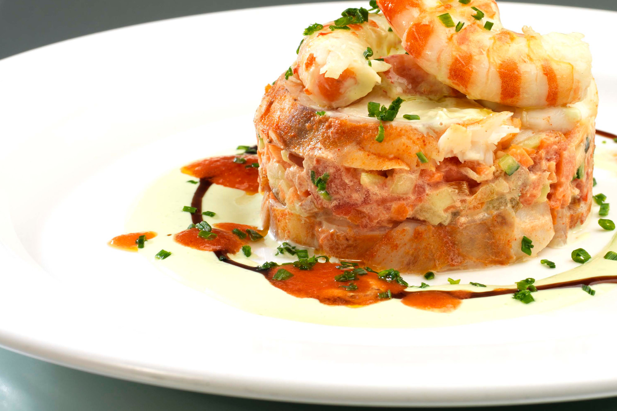 Ensalada de Rape y Langostinos